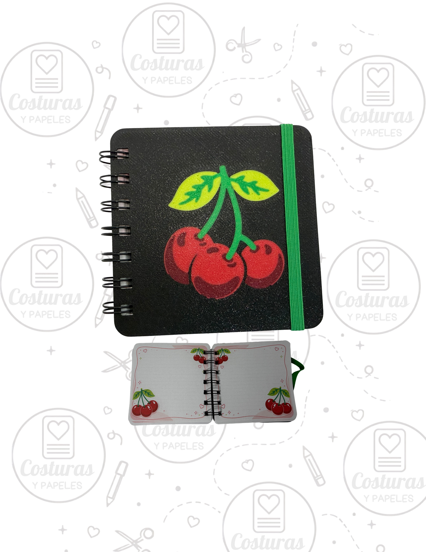 Libreta 4x4 Cherry | Compacta y Personalizable