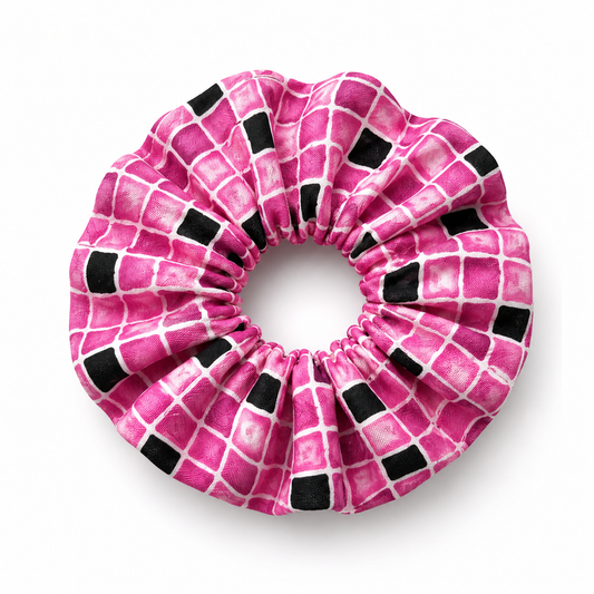 Scrunchie Pink Mosaic