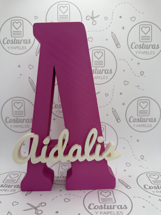 Inicial personalizada con nombre